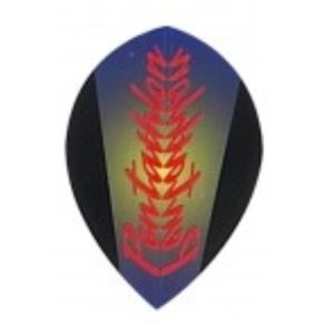 Misaladejuegos Plumas Pentathlon Oval Árabe Azul/Negro 2110