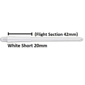 Misaladejuegos Cañas Stealth Winmau Short Blanca 62mm 7950.102