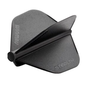 Misaladejuegos Plumas Stealth Winmau Standard Negro 6950.001