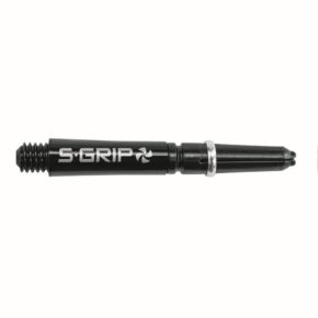 Misaladejuegos Cañas Harrows Supergrip Spin Short Negras Silver 35mm - Imagen 2