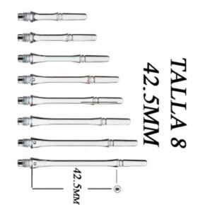 Misaladejuegos Cañas Fit Shaft Gear Slim Fija BlancaTalla 8 - Imagen 3
