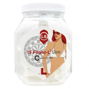 Misaladejuegos Pack Plumas L-Flight Champagne 15 Unidades Slim Blanco