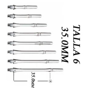 Misaladejuegos Cañas Fit Shaft Gear Slim Fija Blanca Talla 6 - Imagen 3