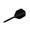 Misaladejuegos Plumas CONDOR Negra Shape Larga. 33.5mm 3 Uds.