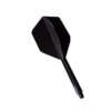 Misaladejuegos Plumas CONDOR Negra Shape Larga. 33.5mm 3 Uds. - Imagen 3