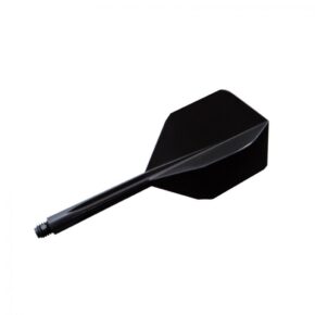 Misaladejuegos Plumas Condor Negra Shape Negra Media 27.5mm 3 Uds.