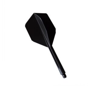 Misaladejuegos Plumas Condor Negra Shape Negra Media 27.5mm 3 Uds. - Imagen 3