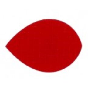 Misaladejuegos Plumas Tela Oval Roja - Imagen 2