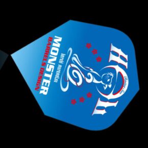 Misaladejuegos Plumas MONSTER DARTS FLIGHTS Standard Cat Blue  MS-SC-001 - Imagen 2