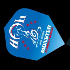 Misaladejuegos Plumas MONSTER DARTS FLIGHTS Standard Cat Blue  MS-SC-001 - Imagen 3