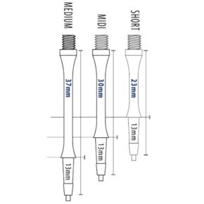Misaladejuegos Cañas Harrows Clic Clear Short (23mm) - Imagen 3
