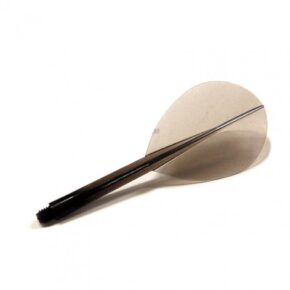 Misaladejuegos Plumas Condor Flights Negro Clear Pear Corta 21.5mm 3 Uds.