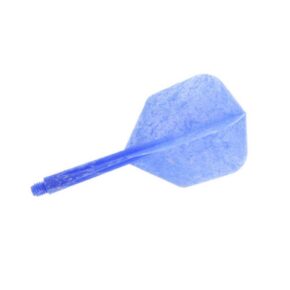 Misaladejuegos Plumas Condor Flights Azul Marble Shape Corta 21.5mm 3 Uds.