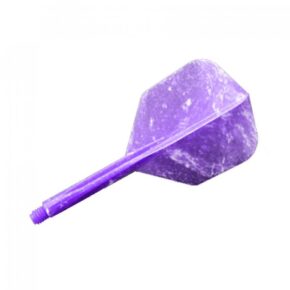 Misaladejuegos Plumas Condor Flights Morado Marble Shape Corta 21.5mm 3 Uds.