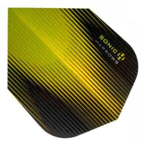 Misaladejuegos Plumas Harrows Darts Sonic Standard Amarilla 6504 - Imagen 2