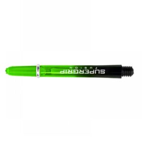 Misaladejuegos Cañas Harrows Darts SuperGrip Fusion Green Short 33mm - Imagen 3