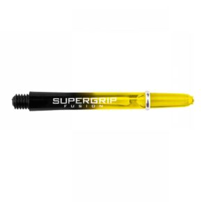 Misaladejuegos Cañas Harrows Darts SuperGrip Fusion Yellow Short 33mm - Imagen 2