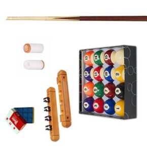 Misaladejuegos Pack Billar Americano Taco + Taquera + Capuchon + Taquera + Bolas - Imagen 3