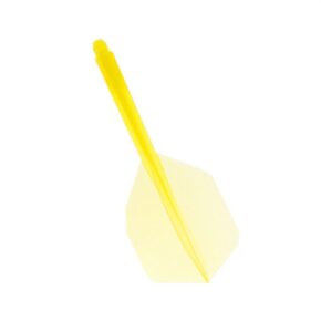 Misaladejuegos Plumas Condor Flights Amarilla Shape Corta 21.5mm 3 Uds. - Imagen 2