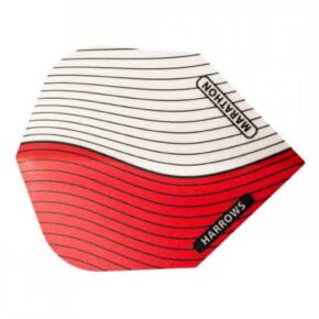 Misaladejuegos Plumas Harrows Marathon Estandar Rojo Blanco 1504 - Imagen 3