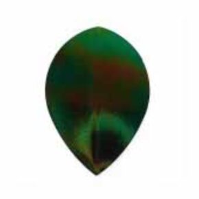 Misaladejuegos Plumas Iridescent Smooth Oval Roja