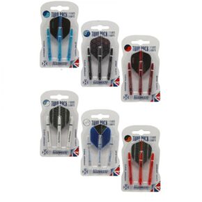 Misaladejuegos Plumas Twin Pack Harrows SuperGrip Medium 47mm Red
