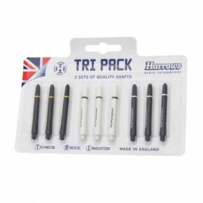 Misaladejuegos Cañas Tri Pack Harrows Darts Supergrip Pro Shaft Medium White/Black
