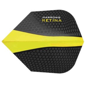 Misaladejuegos Plumas Harrows Retina Standard Amarilla 5509. - Imagen 2