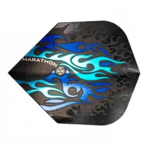 Misaladejuegos Plumas Harrows Darts Flights Marathon Standard Fire Blue  1519 - Imagen 2