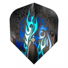 Misaladejuegos Plumas Harrows Darts Flights Marathon Standard Fire Blue  1519