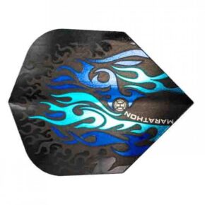 Misaladejuegos Plumas Harrows Darts Flights Marathon Standard Fire Blue  1519 - Imagen 3