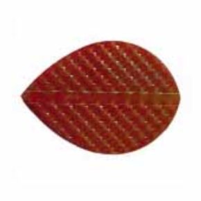 Misaladejuegos Plumas Iridescent Embossed Oval Roja - Imagen 2