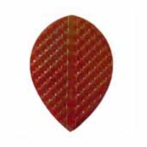 Misaladejuegos Plumas Iridescent Embossed Oval Roja