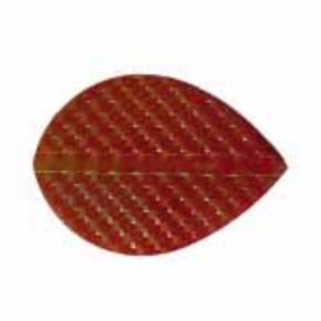 Misaladejuegos Plumas Iridescent Embossed Oval Roja - Imagen 3