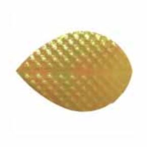 Misaladejuegos Plumas Iridescent Embossed Oval Amarilla - Imagen 2
