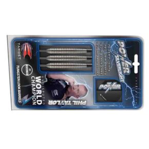 Misaladejuegos Dardos Target Darts Steel Tip Power SilverLight Phil Taylor 24g Laton 200260 - Imagen 3