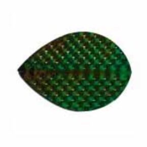 Misaladejuegos Plumas Iridescent Embossed Oval Verde - Imagen 2