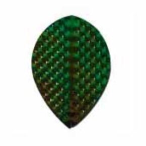 Misaladejuegos Plumas Iridescent Embossed Oval Verde