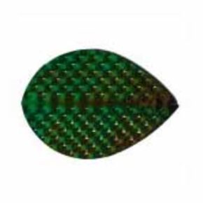 Misaladejuegos Plumas Iridescent Embossed Oval Verde - Imagen 3