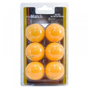 Misaladejuegos Blister 6 Pelotas Ping Pong Enebe Match Naranjas 845506