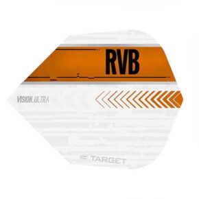 Misaladejuegos Plumas Target Darts RVB Vision Ultra White Orange  332000 - Imagen 2