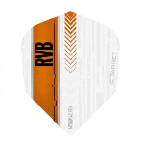 Misaladejuegos Plumas Target Darts RVB Vision Ultra White Orange  332000