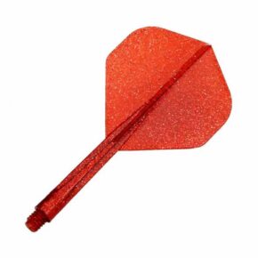Misaladejuegos Plumas Condor Flights Standard Glitter Red S 21.5mm 3 uds