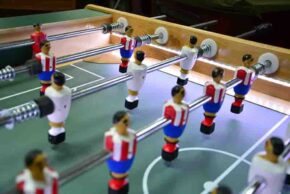 Misaladejuegos Conjunto Maderas Sujeta Campo Futbolin Madrid