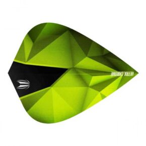 Misaladejuegos Plumas Target Darts Shard Ultra Chrome Green Kite Flights  333110 - Imagen 3