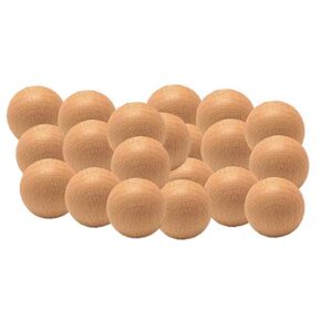 Misaladejuegos Bola Futbolin Madera Haya 13 Gr 33mm 20 unidades