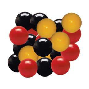 Misaladejuegos Bola Futbolin Baquelita 36gr Surtido colores 20 unidades