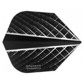 Misaladejuegos Plumas Harrows Darts Flights Quantum Black Standard   6806 - Imagen 3