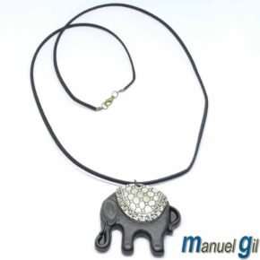 Misaladejuegos Collar Elefante Cordon Negro - Imagen 2
