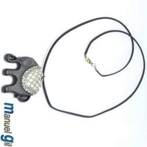 Misaladejuegos Collar Elefante Cordon Negro - Imagen 3